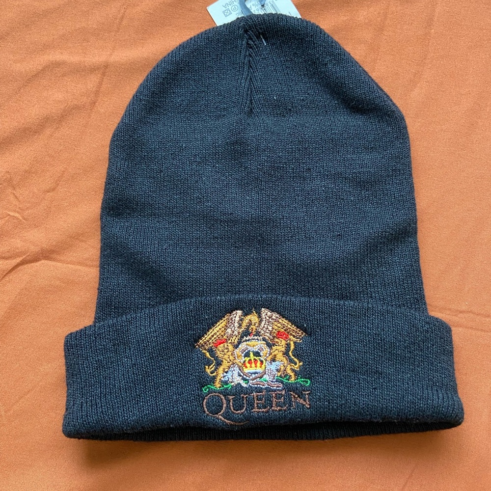 Queen Logo Embroidered Beanie